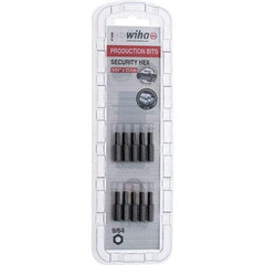 Wiha - 25mm Hex Screwdriver Bit - 1/4" Drive, 1" OAL - Apex Tool & Supply