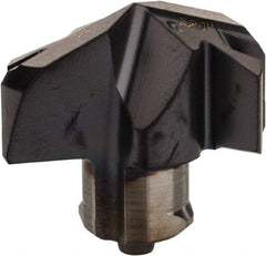 Iscar - Series ICK, 0.587" Diam Grade IC908 140° Replaceable Drill Tip - Carbide, TiAlN Finish, 14 Seat Size, Through Coolant - Apex Tool & Supply