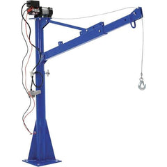 Vestil - 1,500 Lb Load Capacity, Steel Jib Crane - 5' 9/16" Span - Apex Tool & Supply