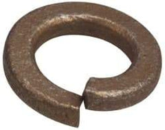 Made in USA - #6, 0.031" Thick Split Lock Washer - 316 Stainless Steel, 0.141" Min ID, 0.148" Max ID, 0.25" Max OD - Apex Tool & Supply