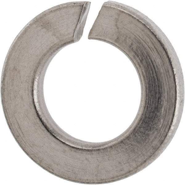 Made in USA - 5/16", 0.078" Thick Split Lock Washer - 316 Stainless Steel, 0.314" Min ID, 0.322" Max ID, 0.583" Max OD - Apex Tool & Supply
