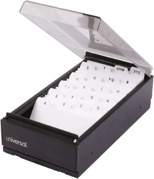 UNIVERSAL - 600 Covered Card File - 2 x 3-1/2" - Apex Tool & Supply