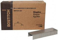 Stanley Bostitch - 1-3/8" Wide Steel Crown Staples - 5/8" Leg Length - Apex Tool & Supply