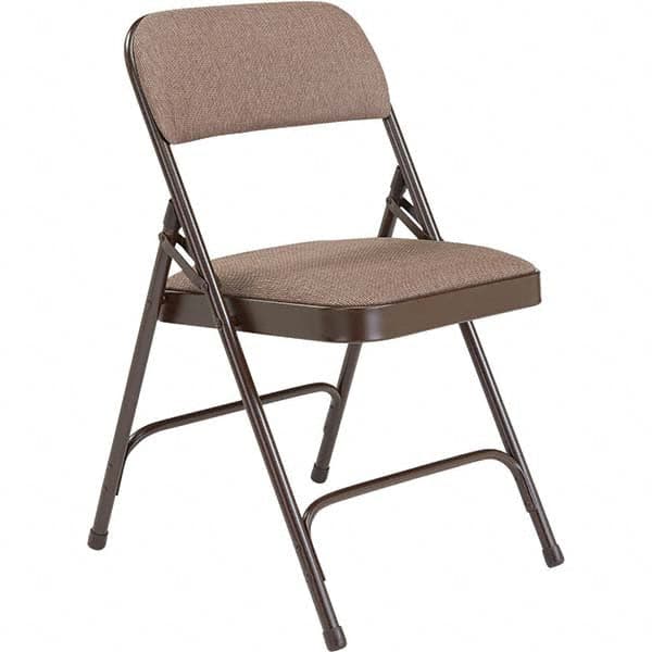 National Public Seating - Folding Chairs Pad Type: Folding Chair w/Fabric Padded Seat Material: Fabric; Steel - Apex Tool & Supply