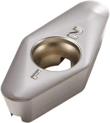 Seco - VPGX220605 E06 Grade H15 Carbide Milling Insert - Uncoated, 1/4" Thick, 0.018" Corner Radius - Apex Tool & Supply