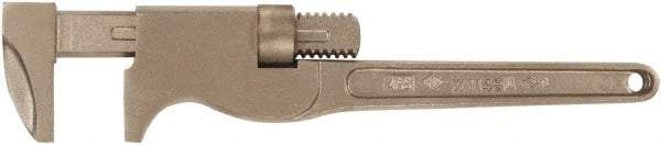 Ampco - 10" Aluminum Bronze Alloy Monkey Wrench - 1-7/8" Pipe Capacity - Apex Tool & Supply