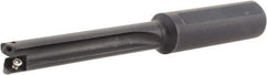 Allied Machine and Engineering - Series 0, 33/64 to 11/16" Diam, 3/4" Diam Straight Shank, Straight Flute Spade Drill - 2-1/2" Max Depth, 3-27/64" Body Length, 5-11/16" OAL, Standard Length, Through Coolant - Apex Tool & Supply