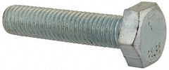 Value Collection - M10x1.50mm Metric Coarse, 45mm Length Under Head Hex Head Cap Screw - Fully Threaded, Grade 8.8 Steel, Zinc-Plated Finish, 17mm Hex - Apex Tool & Supply