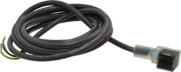 Parker - Solenoid Valve Lighted 3 Pin Connector - Use with B Series Body Ported Valves - Apex Tool & Supply