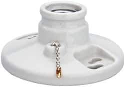 Pass & Seymour - 2 Pin, 250 VAC, 250 Watt, Medium Base, Pull Chain Lamp Holder - Incandescent, Screw Mounted - Apex Tool & Supply