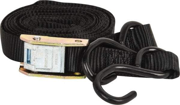 Erickson Manufacturing - 15' Long x 1" Wide, 750 Lb Basket Capacity, 750 Lb Vertical Capacity, Nylon Web Sling - Black - Apex Tool & Supply
