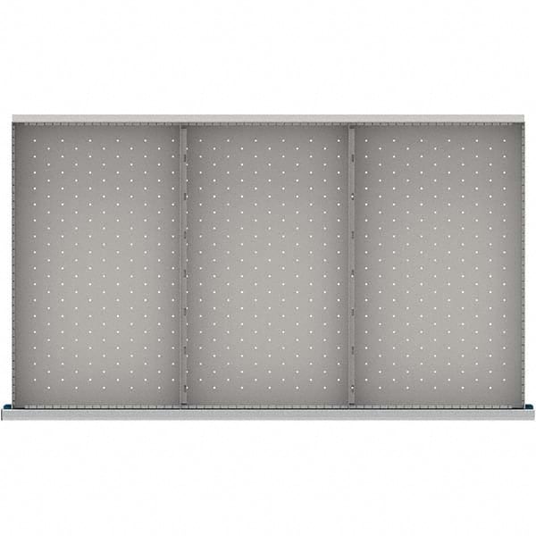 LISTA - 3-Compartment Drawer Divider Layout for 3.15" High Drawers - Apex Tool & Supply