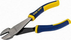 Irwin - 6" OAL, Diagonal Cutter - 13/16" Jaw Length x 13/16" Jaw Width, Oval Head, ProTouch Handle - Apex Tool & Supply