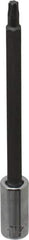 SK - 1/4" Drive, T25 Torx Bit Socket - 4" OAL, Long Torx Bit Socket - Apex Tool & Supply