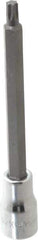 SK - 3/8" Drive, T30 Torx Bit Socket - 4" OAL, Long Torx Bit Socket - Apex Tool & Supply
