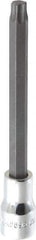 SK - 3/8" Drive, T45 Torx Bit Socket - 4" OAL, Long Torx Bit Socket - Apex Tool & Supply