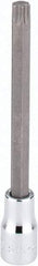 SK - 3/8" Drive, T50 Torx Bit Socket - 4" OAL, Long Torx Bit Socket - Apex Tool & Supply
