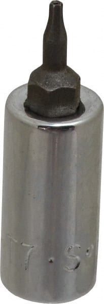 SK - 1/4" Drive, T7 Hand Torx Bit Socket - Apex Tool & Supply