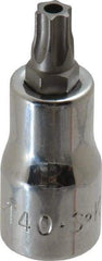 SK - 3/8" Drive, T40 Torx Bit Socket - 2" OAL, Tamper Resistant - Apex Tool & Supply