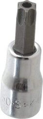 SK - 3/8" Drive, T50 Torx Bit Socket - 2" OAL, Tamper Resistant - Apex Tool & Supply