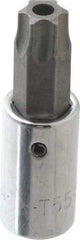 SK - 3/8" Drive, T55 Torx Bit Socket - 2" OAL, Tamper Resistant - Apex Tool & Supply