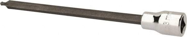 SK - 3/8" Drive, 3mm Hex Bit Socket - 6" OAL, 5" Bit Length, Long Ball End Hex Bit Socket - Apex Tool & Supply