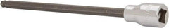 SK - 3/8" Drive, 6mm Hex Bit Socket - 6" OAL, 5" Bit Length, Long Ball End Hex Bit Socket - Apex Tool & Supply