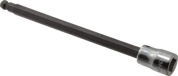 SK - 3/8" Drive, 7mm Hex Bit Socket - 6" OAL, 5" Bit Length, Long Ball End Hex Bit Socket - Apex Tool & Supply