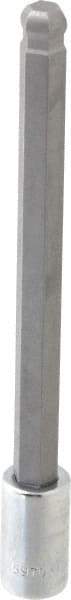SK - 3/8" Drive, 10mm Hex Bit Socket - 6" OAL, 5" Bit Length, Long Ball End Hex Bit Socket - Apex Tool & Supply