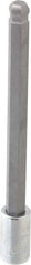 SK - 3/8" Drive, 10mm Hex Bit Socket - 6" OAL, 5" Bit Length, Long Ball End Hex Bit Socket - Apex Tool & Supply