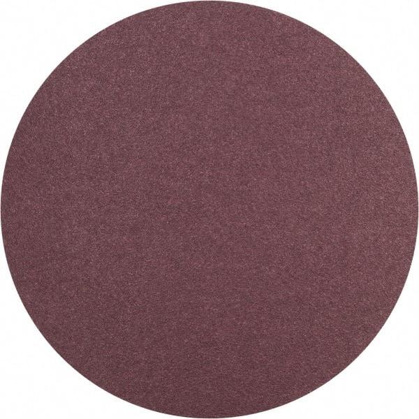 Norton - 9" Diam, 50 Grit Aluminum Oxide Adhesive PSA Disc - Coarse Grade, Brown, Cloth Backing, Flexible - Apex Tool & Supply