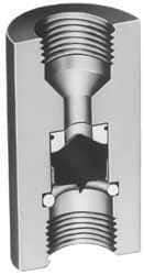 Plast-O-Matic - 3/8" Pipe, 120 Max psi, 0.5 GPM, Sandwich Flow Control Valve - EPDM Seal - Apex Tool & Supply
