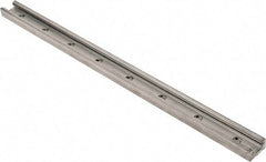 Pacific Bearing - 480mm OAL x 30mm Overall Width x 16mm Overall Height Self Lubricated Linear Guide Systems - 60mm Between Holes, 225 Lb. Capacity - Apex Tool & Supply