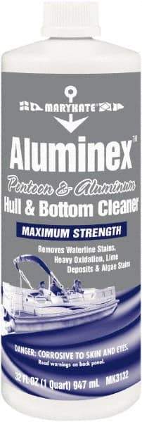 CRC - Water-Based Solution Pontoon and Aluminum Hull Cleaner - 32 Ounce Bottle, Up to 32°F Freezing Point - Apex Tool & Supply