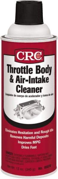 CRC - Engine Additives Type: Fuel Injection Air-Intake Cleaner Container Size: 16 oz. - Apex Tool & Supply