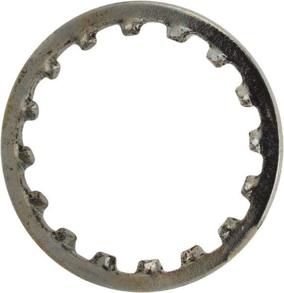 Value Collection - 3/8" Screw, 0.391" ID, Steel Internal Tooth Lock Washer - 0.507" OD, Zinc-Plated, Grade 1075 - Apex Tool & Supply