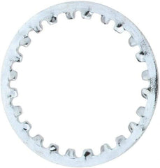 Value Collection - 7/16" Screw, 0.4755" ID, Steel Internal Tooth Lock Washer - 0.6005" OD, Zinc-Plated, Grade 1075 - Apex Tool & Supply