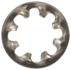 Made in USA - 5/16" Screw, 0.332" ID, Stainless Steel Internal Tooth Lock Washer - 0.607" OD, Uncoated, Grade 316 - Apex Tool & Supply
