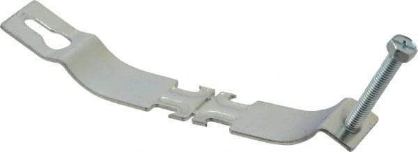 Thomas & Betts - 2" Pipe, 12 Gauge" Pipe or Conduit Clamp - Silver Galvanized, 800 Lb Capacity, All Conduit - Apex Tool & Supply