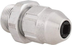 Thomas & Betts - 0.4 to 0.54" Cable Capacity, Class 1, Gas & Vapor Environments, Straight Strain Relief Cord Grip - 3/4 NPT Thread, Aluminum - Apex Tool & Supply