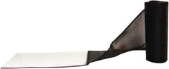 Aleco - Black Top & Clear Bottom Replacement Vinyl Strip Standard Dock Curtain Strips - 8" Wide x 8' Long x 0.014" Thick, PVC - Apex Tool & Supply