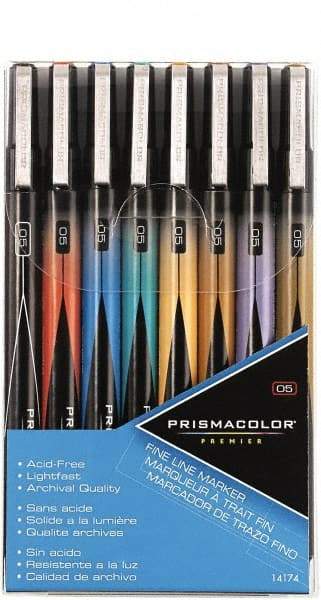 Prismacolor - Assorted Colors, Art Marker - Fine Tip, Alcohol Based Ink - Apex Tool & Supply