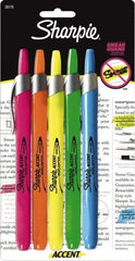 Sharpie - Assorted Colors, Highlighter - Chisel Tip, AP Nontoxic Ink - Apex Tool & Supply