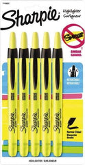 Sharpie - Fluorescent Yellow Highlighter - Chisel Tip, AP Nontoxic Ink - Apex Tool & Supply