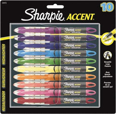 Sharpie - Assorted Colors, Highlighter - Chisel Tip, AP Nontoxic Ink - Apex Tool & Supply