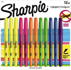 Sharpie - Assorted Colors, Highlighter - Chisel Tip, AP Nontoxic Ink - Apex Tool & Supply