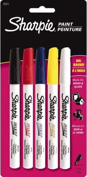 Sharpie - Assorted Colors, Paint Marker - Fine Tip - Apex Tool & Supply