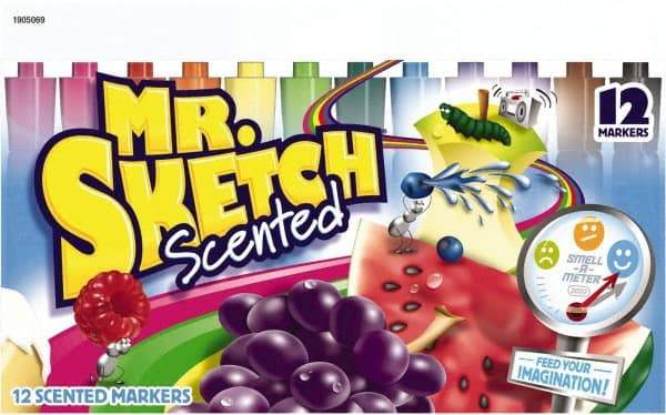 Mr. Sketch - Assorted Colors, Art Marker - Chisel Tip - Apex Tool & Supply