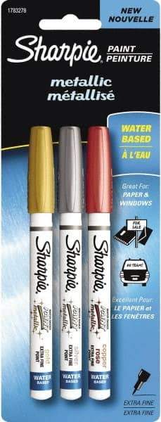 Sharpie - Gold, Silver, Copper Paint Marker - Extra Fine Tip - Apex Tool & Supply