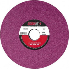 Camel Grinding Wheels - 14" Diam x 5" Hole x 1-1/2" Thick, J Hardness, 46 Grit Surface Grinding Wheel - Aluminum Oxide, Type 1, Medium Grade, Vitrified Bond, No Recess - Apex Tool & Supply